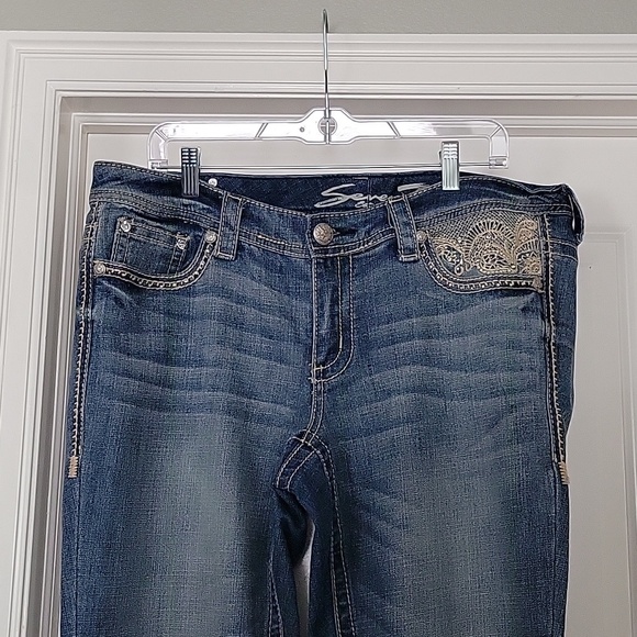 Seven7 Jeans Slim Boot Cut sz 14 - Picture 2 of 4